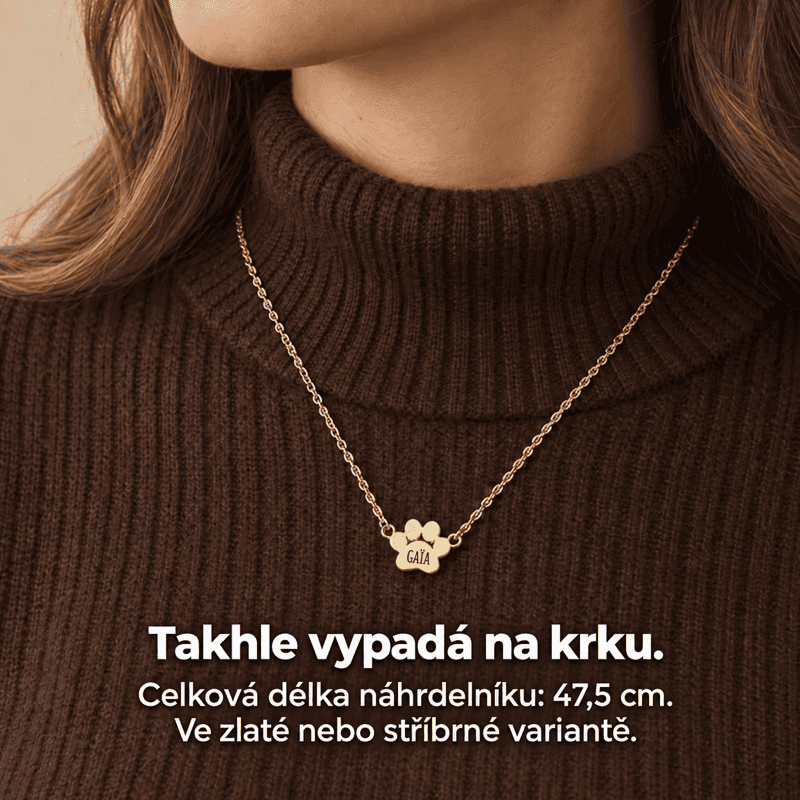 Náhrdelník Lásky s tlapkou