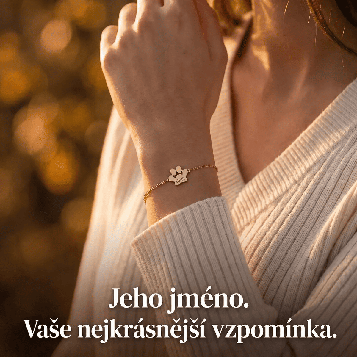 Náramek Lásky s tlapkou
