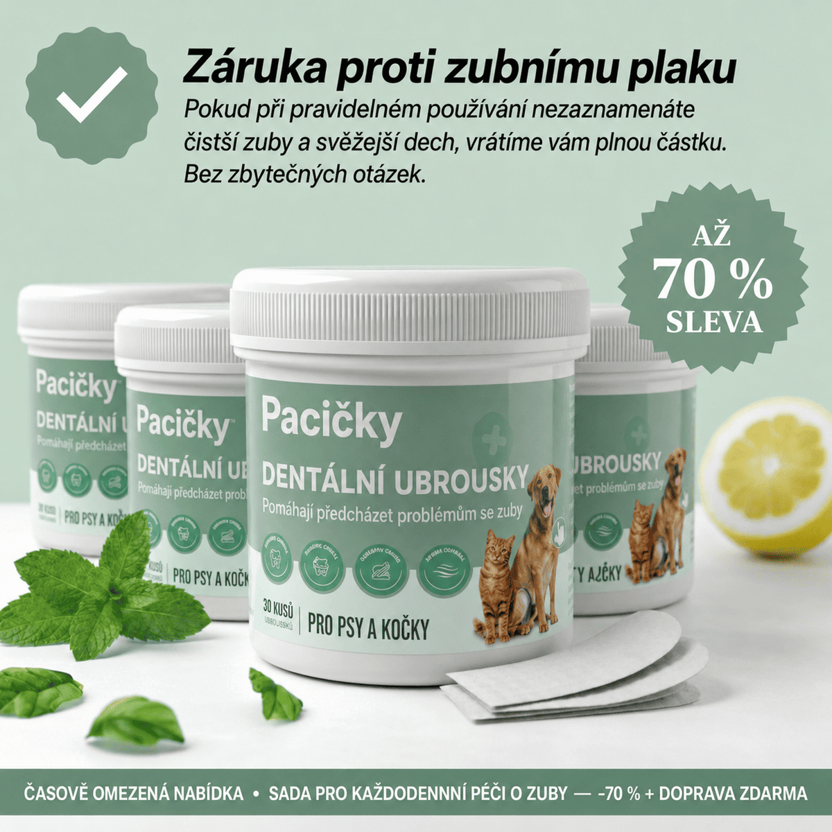 Dentální ubrousky